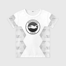 Футболка детская Brighton white poly, цвет: 3D-принт