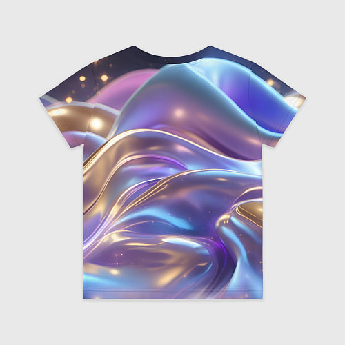 Детская футболка Волны космические / 3D-принт – фото 2