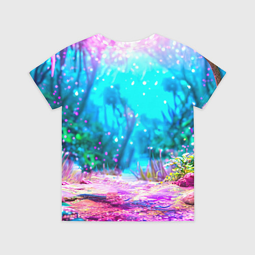 Детская футболка Пеликан в сказачном лесу / 3D-принт – фото 2