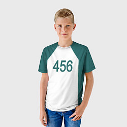 Футболка детская Форма номер 456, цвет: 3D-принт — фото 2