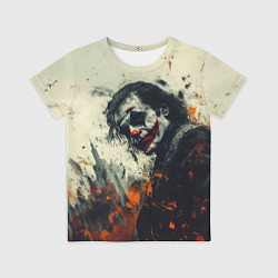 Футболка детская Джокер стиль красок, цвет: 3D-принт