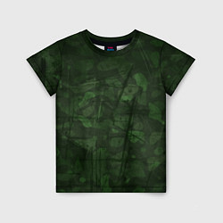 Футболка детская Абстракция - strange camouflage, цвет: 3D-принт