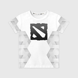 Футболка детская Dota white poly, цвет: 3D-принт