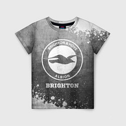 Футболка детская Brighton - grey gradient, цвет: 3D-принт