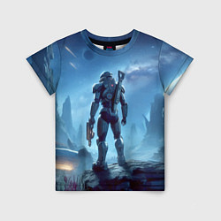 Футболка детская Mass Effect - ai art fantasy, цвет: 3D-принт