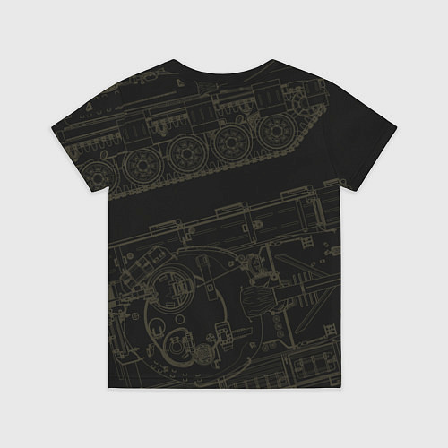 Детская футболка Т-72 основной боевой танк / 3D-принт – фото 2