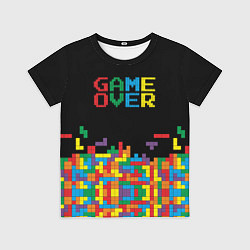 Футболка детская Game over, цвет: 3D-принт