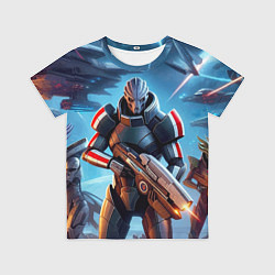 Футболка детская Mass Effect - space fantasy, цвет: 3D-принт