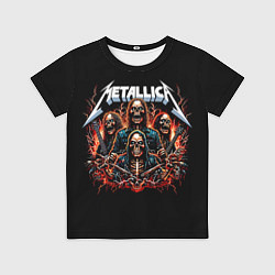 Футболка детская Metallica forever - thrash metal, цвет: 3D-принт