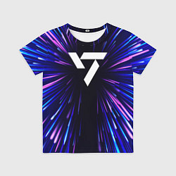 Футболка детская Seventeen neon energy, цвет: 3D-принт