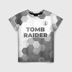 Детская футболка Tomb Raider - white gradient посередине