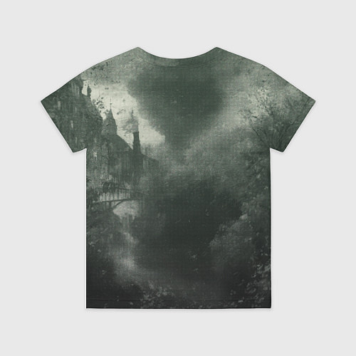 Детская футболка Ретро иллюстрация паровоза / 3D-принт – фото 2