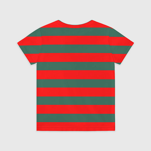 Детская футболка Полоски Фредди Крюгера / 3D-принт – фото 2