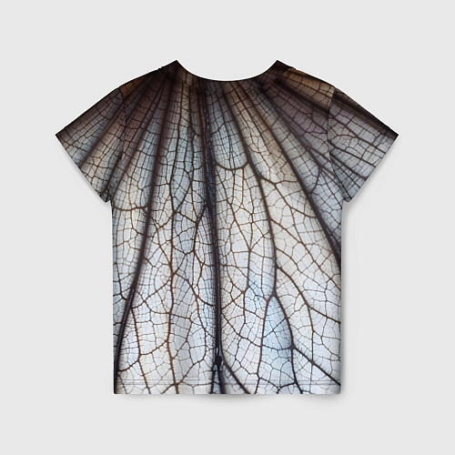 Детская футболка Прожилки растения / 3D-принт – фото 2