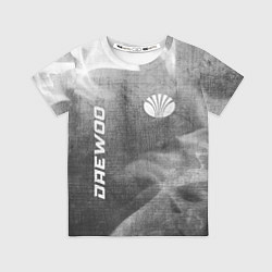 Футболка детская Daewoo - grey gradient вертикально, цвет: 3D-принт