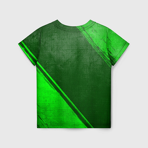 Детская футболка Hoffenheim - green gradient вертикально / 3D-принт – фото 2