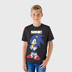 Футболка детская Sonic, цвет: 3D-принт — фото 2
