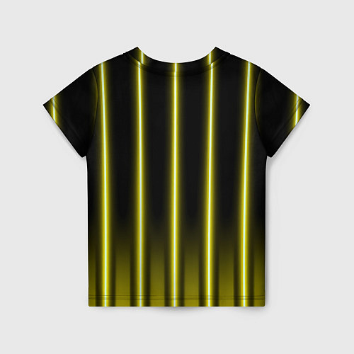 Детская футболка Neon yellow / 3D-принт – фото 2