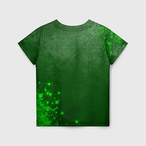 Детская футболка League of Legends - green gradient вертикально / 3D-принт – фото 2