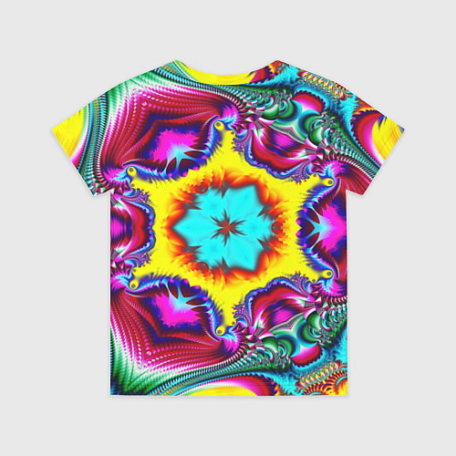 Детская футболка Абстракция узор фракталы / 3D-принт – фото 2