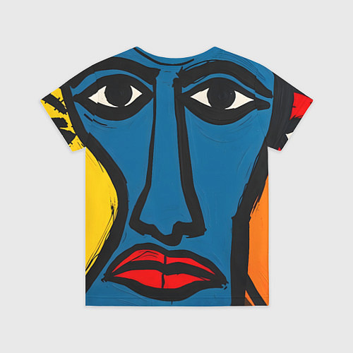 Детская футболка Арт с лицами / 3D-принт – фото 2
