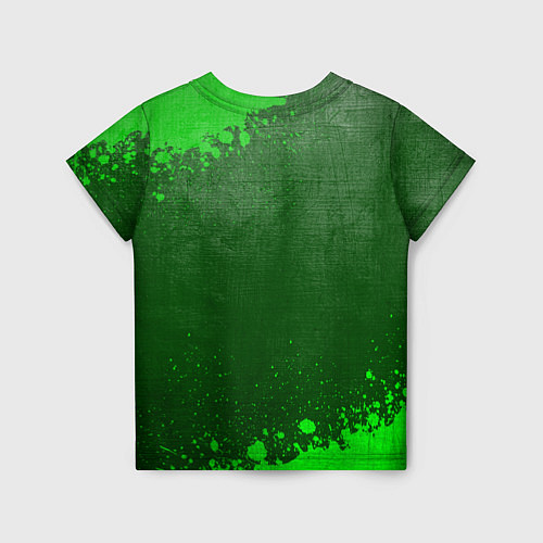Детская футболка Benfica - green gradient / 3D-принт – фото 2