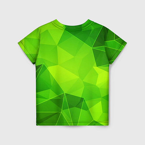 Детская футболка Gidle green poly / 3D-принт – фото 2