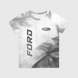 Футболка детская Ford - white gradient вертикально, цвет: 3D-принт