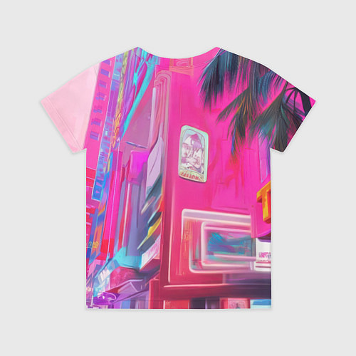 Детская футболка Бэтмен в розовом стиле / 3D-принт – фото 2