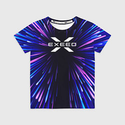 Футболка детская Exeed neon energy, цвет: 3D-принт