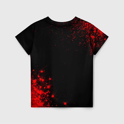 Детская футболка Inter - red gradient вертикально / 3D-принт – фото 2