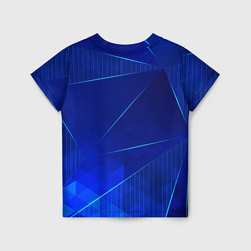 Детская футболка Liverpool blue poly / 3D-принт – фото 2