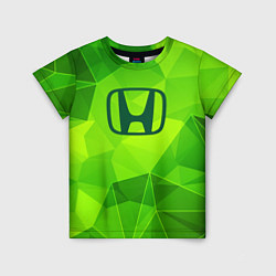 Футболка детская Honda green poly, цвет: 3D-принт