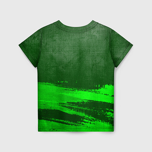 Детская футболка Napoli - green gradient посередине / 3D-принт – фото 2