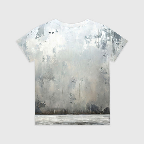 Детская футболка Боец айкидо на сером / 3D-принт – фото 2