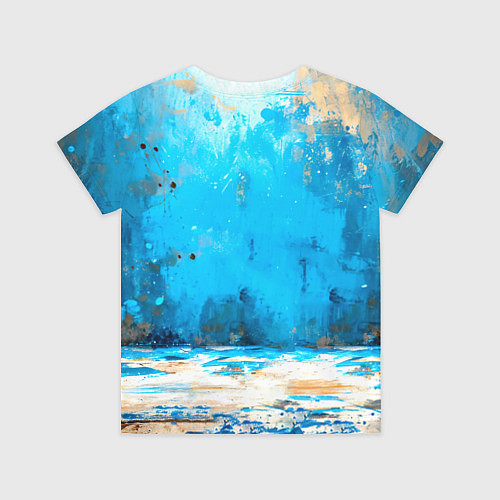 Детская футболка Боец айкидо на синем / 3D-принт – фото 2