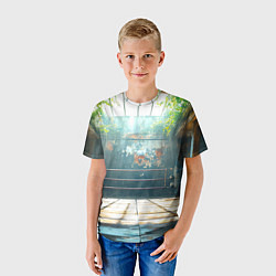 Футболка детская Ринг под открытым небом, цвет: 3D-принт — фото 2