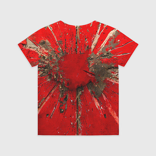 Детская футболка Кикбоксеркие перчатки в красном / 3D-принт – фото 2