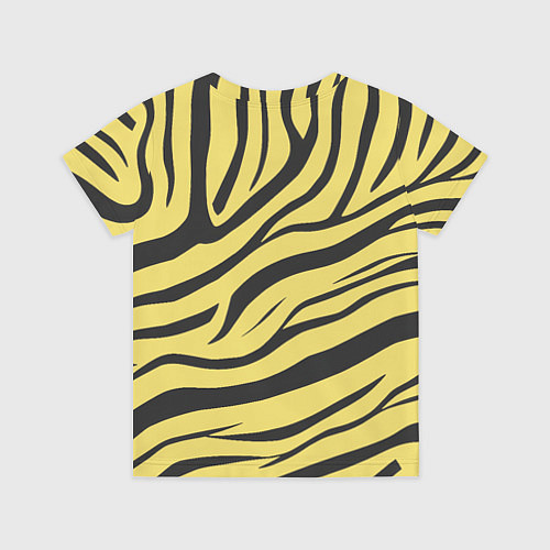 Детская футболка Светлый тигровый паттерн / 3D-принт – фото 2
