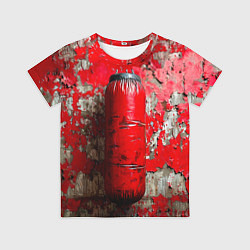 Футболка детская Красная боксерская груша, цвет: 3D-принт