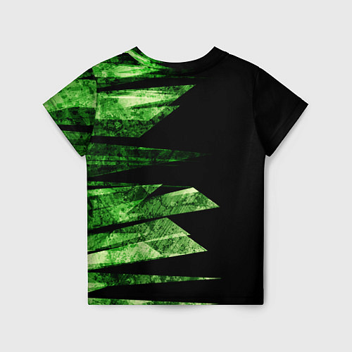 Детская футболка Color green black / 3D-принт – фото 2
