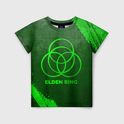 Футболка детская Elden Ring - green gradient, цвет: 3D-принт