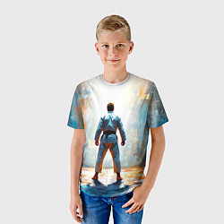 Футболка детская Дзюдоист, цвет: 3D-принт — фото 2