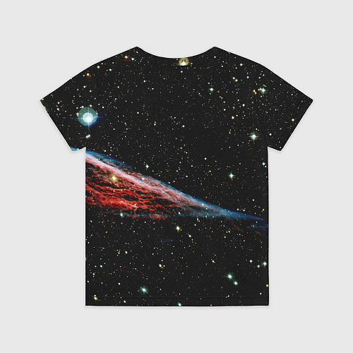 Детская футболка Котёнок космонавт в открытом космосе / 3D-принт – фото 2