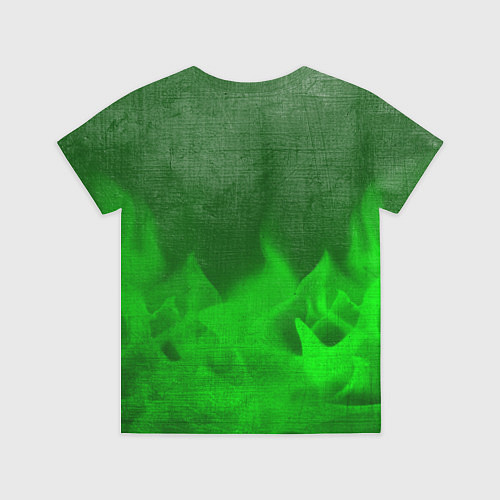 Детская футболка FAW - green gradient посередине / 3D-принт – фото 2
