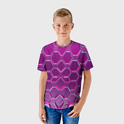 Футболка детская Розовый бронежилет, цвет: 3D-принт — фото 2