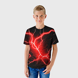 Футболка детская Lightning, цвет: 3D-принт — фото 2