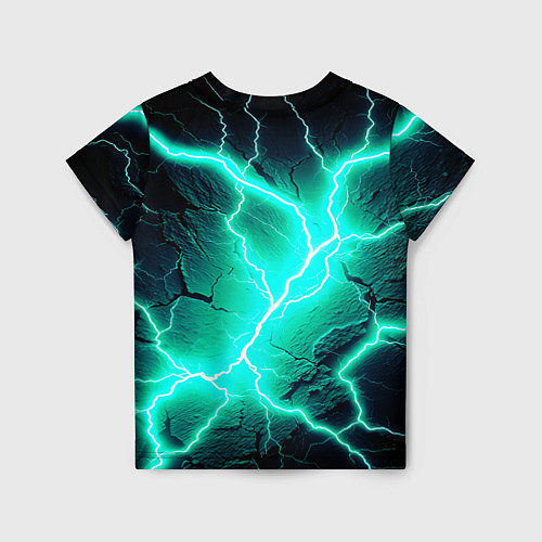 Детская футболка Color light blue black / 3D-принт – фото 2