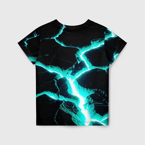 Детская футболка Color light blue black / 3D-принт – фото 2