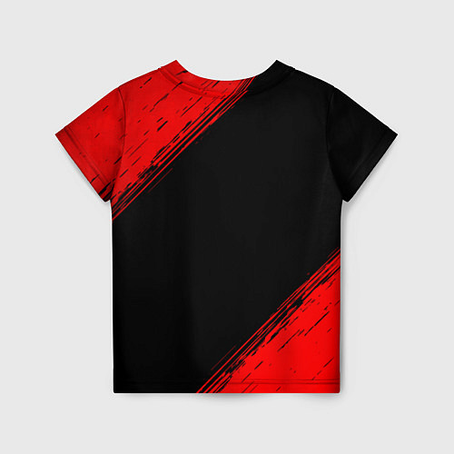 Детская футболка Honda - red gradient / 3D-принт – фото 2